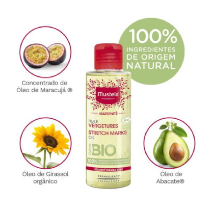 XFL MUSTELA MATERNITE OLEO ANTI-ESTRIAS 105ML NOVO