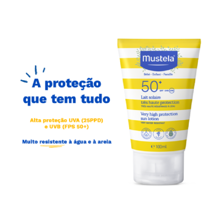 MUSTELA PROTETOR LOCÃO FPS50 + 100ML