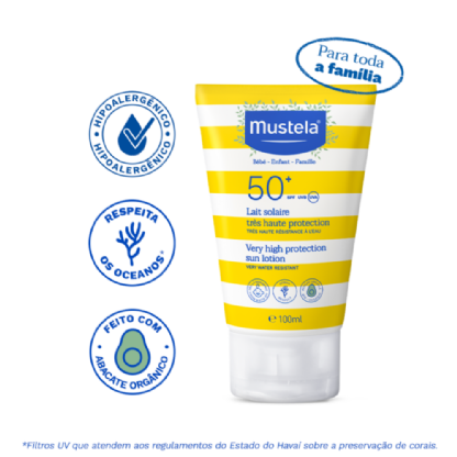MUSTELA PROTETOR LOCÃO FPS50 + 100ML