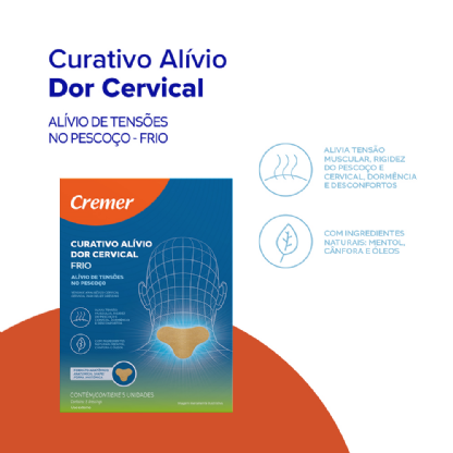 Curativo Alívio Dor Cervical | 5 Unidades Cremer