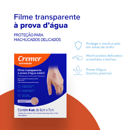 CURATIVO FILME PROVA DAGUA 4 UNIDADES