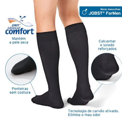 MEIA FORMEN PANT. 15-20 (FECHADO) PRETA M