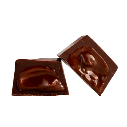 BOMBOM 54% CREME  AVELÃ S/ AÇUCAR 5UN - LUCKAU