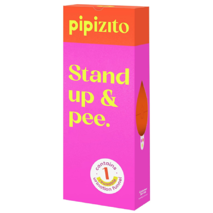 PIPIZITO FUNIL URINARIO REUTILIZAVEL AMARELO