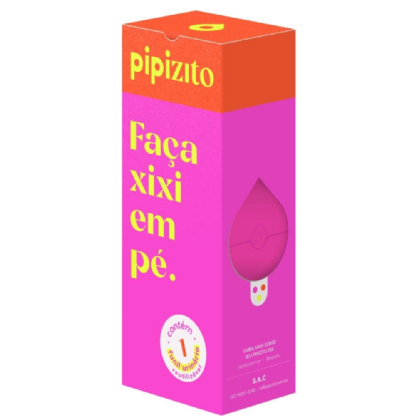 PIPIZITO FUNIL URINARIO REUTILIZAVEL ROSA