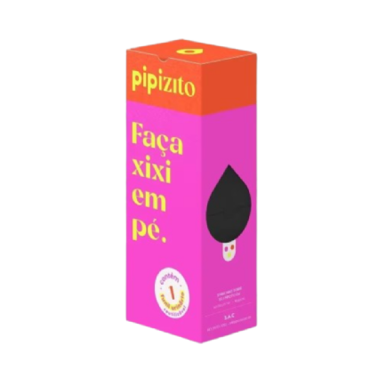 PIPIZITO FUNIL URINARIO REUTILIZAVEL PRETO
