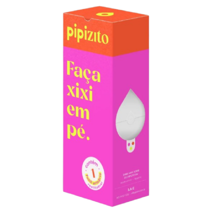 PIPIZITO FUNIL URINARIO REUTILIZAVEL BRANCO