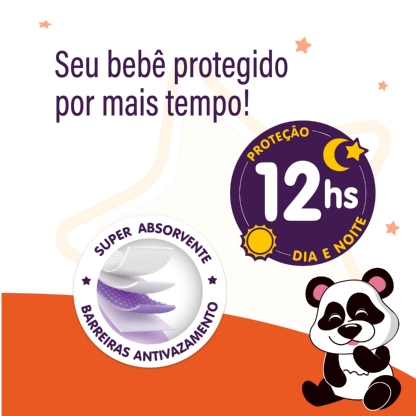 Fralda Shorts Piquitucho Jumbinho | Tamanho G