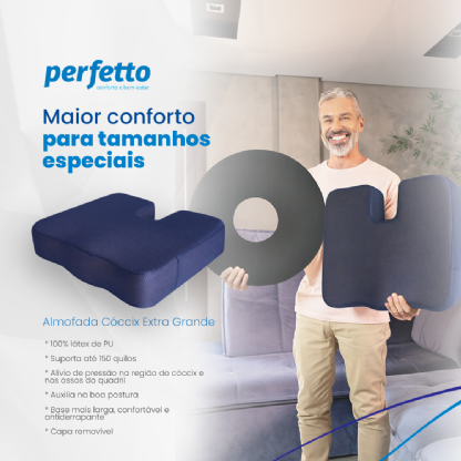 ALMOFADA COCCIX BIG EXTRA GRANDE GENERE LATEX PERFETTO