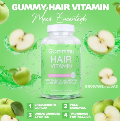 Gummy Hair Vitamin | Maca Verde