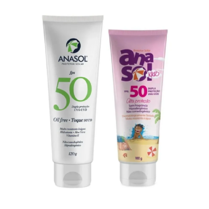 KIT ANASOL PROT. SOLAR FPS50-120G+KIDS FP50-100G