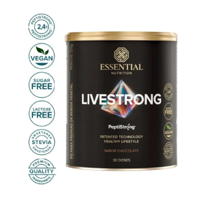 ESSENTIAL LIVESTRONG CHOCOLATE LATA 237G/ 30DS