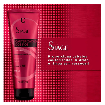 SIAGE SHAMPOO CAUTERIZACAO DOS FIOS