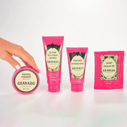 KIT GRANADO RELAXANTE PARA PES PINK