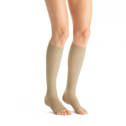MEIA JOBST ULTRASHEER 3/4 PANT 15-20 PE ABERTO NATURAL TAM  L
