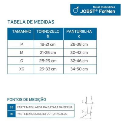 MEIA FORMEN PANT. 20-30 (FECHADO) CAQUI XG