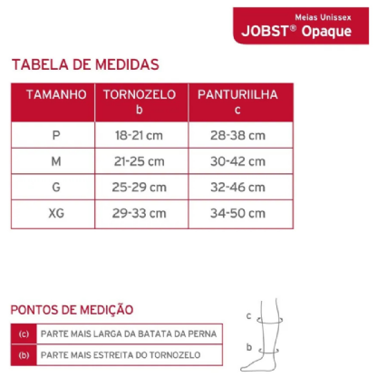 JOBST OPAQUE 20-30 PANT ABERTA NAT P