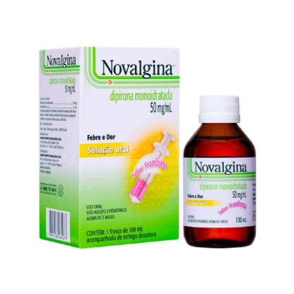 NOVALGINA (DIPIRONA) INFANTIL SOL. ORAL 100ML (50MG/ML)