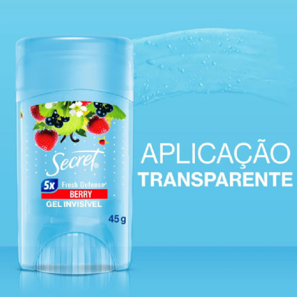 DESODORANTE SECRET GEL BERRY 45G