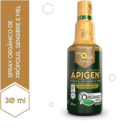 APIS FLORA SPRAY BUCAL APIGEN ORGANICO PROPOLIS MEL E GENGIBRE 30ML