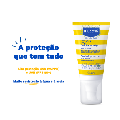 Mustela Protetor Solar Bebê FPS | Proteção Ideal para a Pele Sensível do Seu Filho