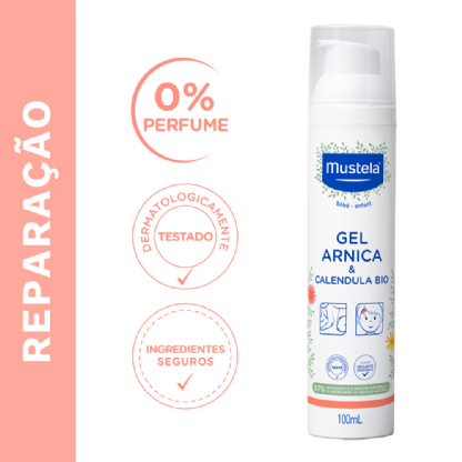 MUSTELA Gel de Arnica e Calêndula | Alívio e Conforto para a Pele