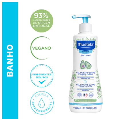 MUSTELA GEL LAVANTE 500ML | Limpeza Suave e Eficaz para Pele Sensível