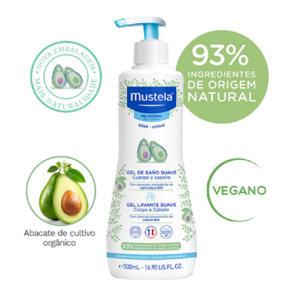 MUSTELA GEL LAVANTE 500ML | Limpeza Suave e Eficaz para Pele Sensível