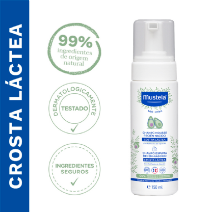 Mustela Shampoo para Recém-Nascido | Cuidado Suave para os Primeiros Dias