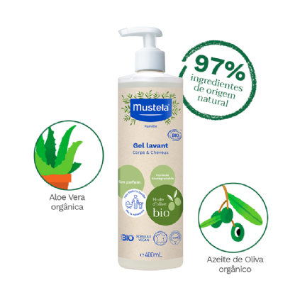 MUSTELA  GEL LAVANTE BIO 400ML