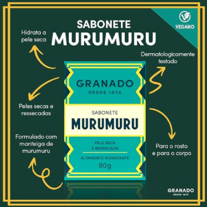 GRANADO SABONETE 90G HID E SUAVE