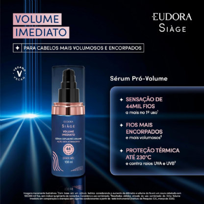 SIAGE SERUM CAP VOLUME IMEDIATO 100M