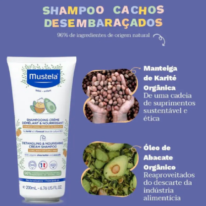 MUSTELA SHAMPOO CACHOS DESEMBARAÇADOS 200ML