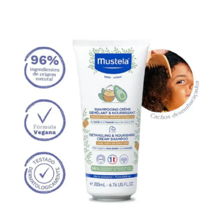 MUSTELA SHAMPOO CACHOS DESEMBARAÇADOS 200ML