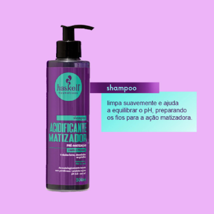 HASKELL SHAMPOO ACIDIFICANTE MATIZADOR 300ML