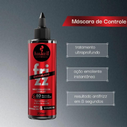 HASKELL MASCARA LIQUIDA FRIZZ CANCELADO 200ML