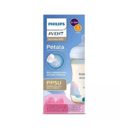 AVENT MAMADEIRA PETALA 3.0 DECORADA 260ML SCY943/01