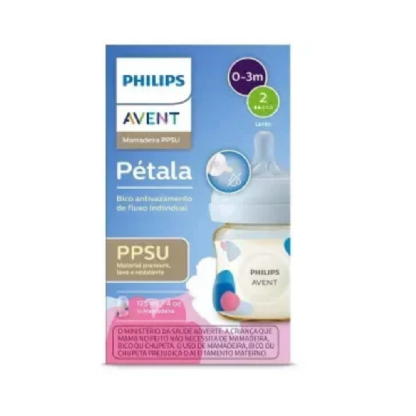 AVENT MAMADEIRA PETALA 3.0 DECORADA 125ML SCY940/01