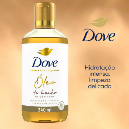 DOVE SABONETE LIQUIDO OLEO BANHO GLICERINADO 240ML