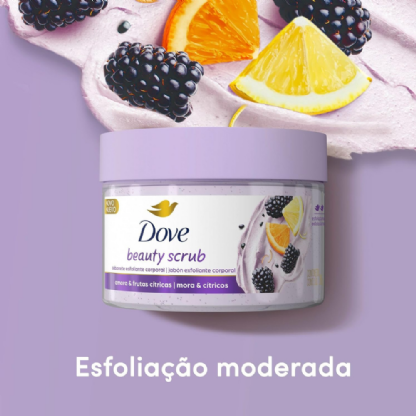 DOVE SABONETE ESFOLIANTE AMORA E FRUTAS CITRICAS 280G
