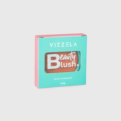 Vizzela Beauty Blush Cor 04 Beauty Queen - Blush Compacto 4,6g