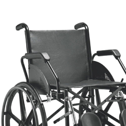 CADEIRA DE RODAS COURVIN PRETA 1016 (100KG) A97 L70 ASS44