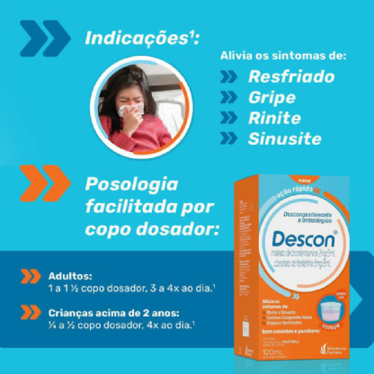 DESCON XAROPE 120ML