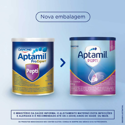 LEITE EM PÓ APTAMIL PEPTI 800G | Nutrição Especializada para Bebês