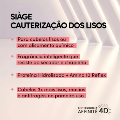 SIAGE LEAVE IN CAPILAR CAUTERIZACAO DOS LISOS 100ML