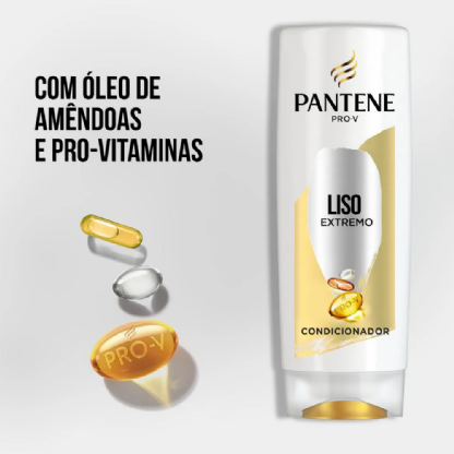 PANTENE KIT LISO EXT SHAMPOO 350ML + CONDICIONADOR 175ML