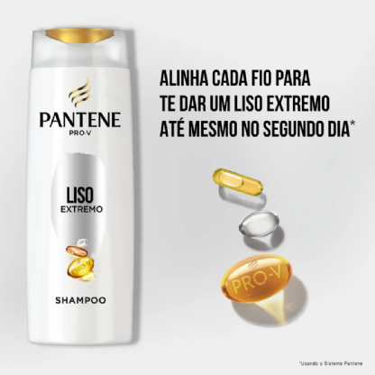 PANTENE KIT LISO EXT SHAMPOO 350ML + CONDICIONADOR 175ML