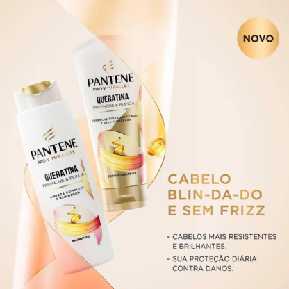 PANTENE KIT QUERATINA SHAMPOO 300ML + CONDICIONADOR 150ML