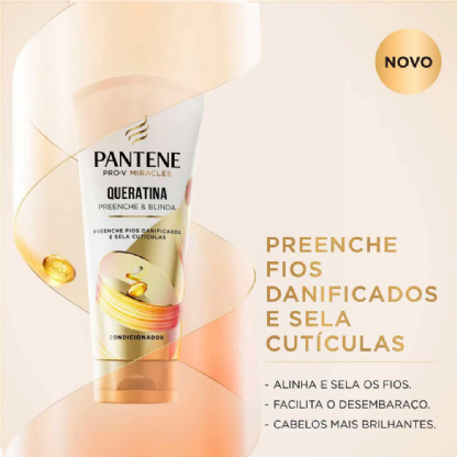 PANTENE KIT QUERATINA SHAMPOO 300ML + CONDICIONADOR 150ML