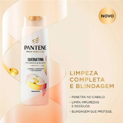 PANTENE KIT QUERATINA SHAMPOO 300ML + CONDICIONADOR 150ML